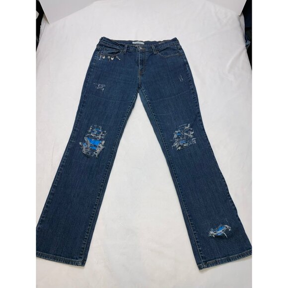 Vintage ONE of A Kind Levi’s 505 Straight Leg Woman’s Jeans Size 12 - Picture 3 of 11